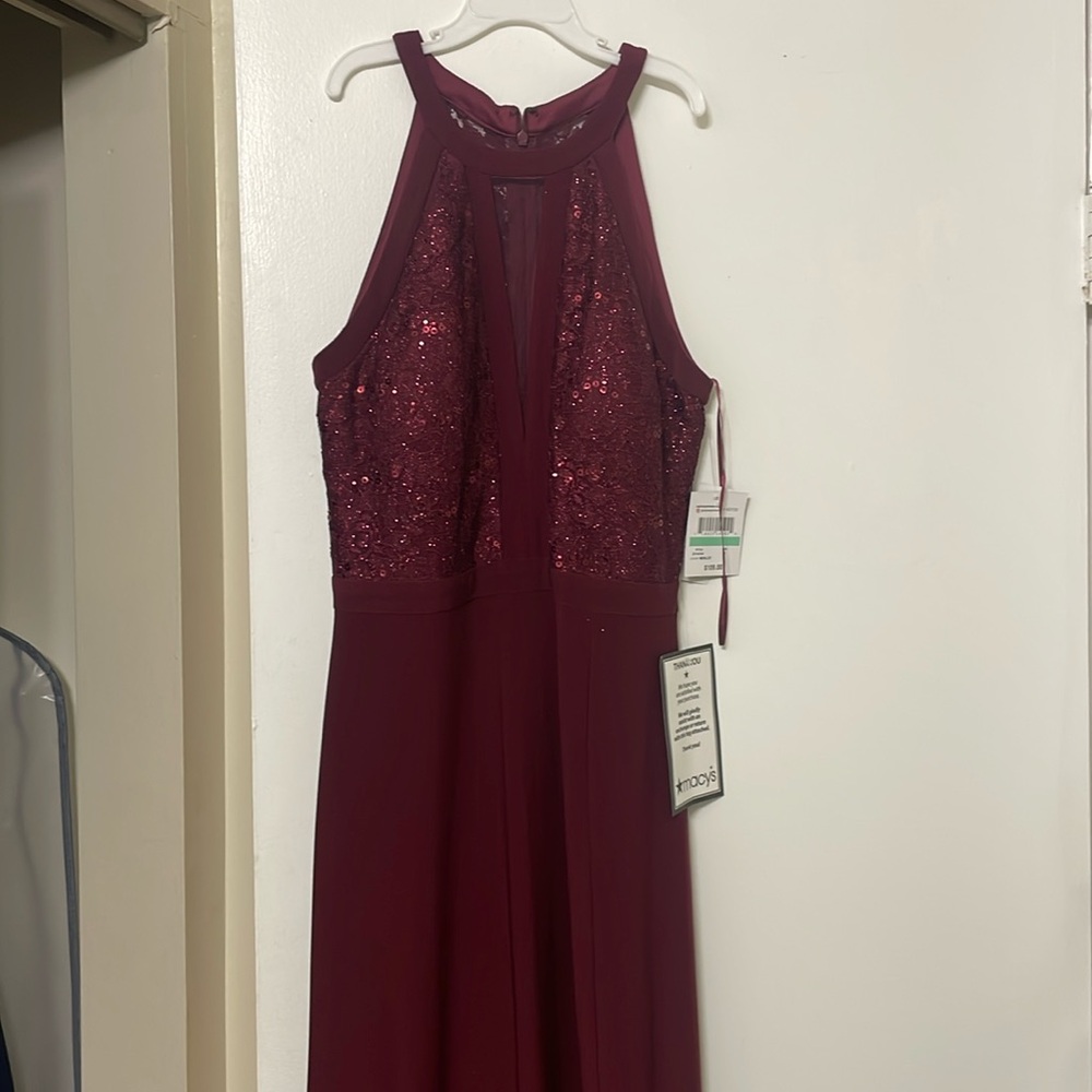 Red Women Lace Dress